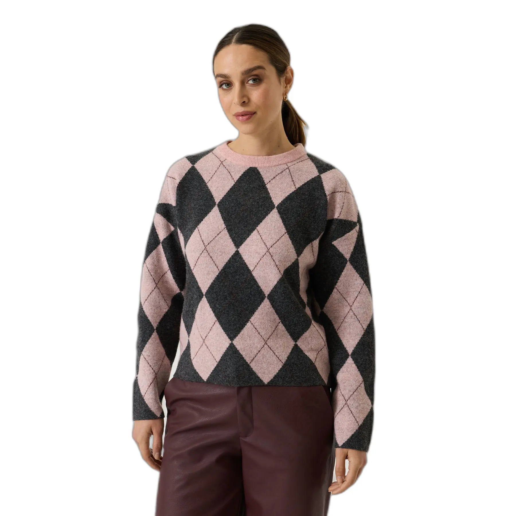Garcia Damen Rose Pullover Mit Muster Für