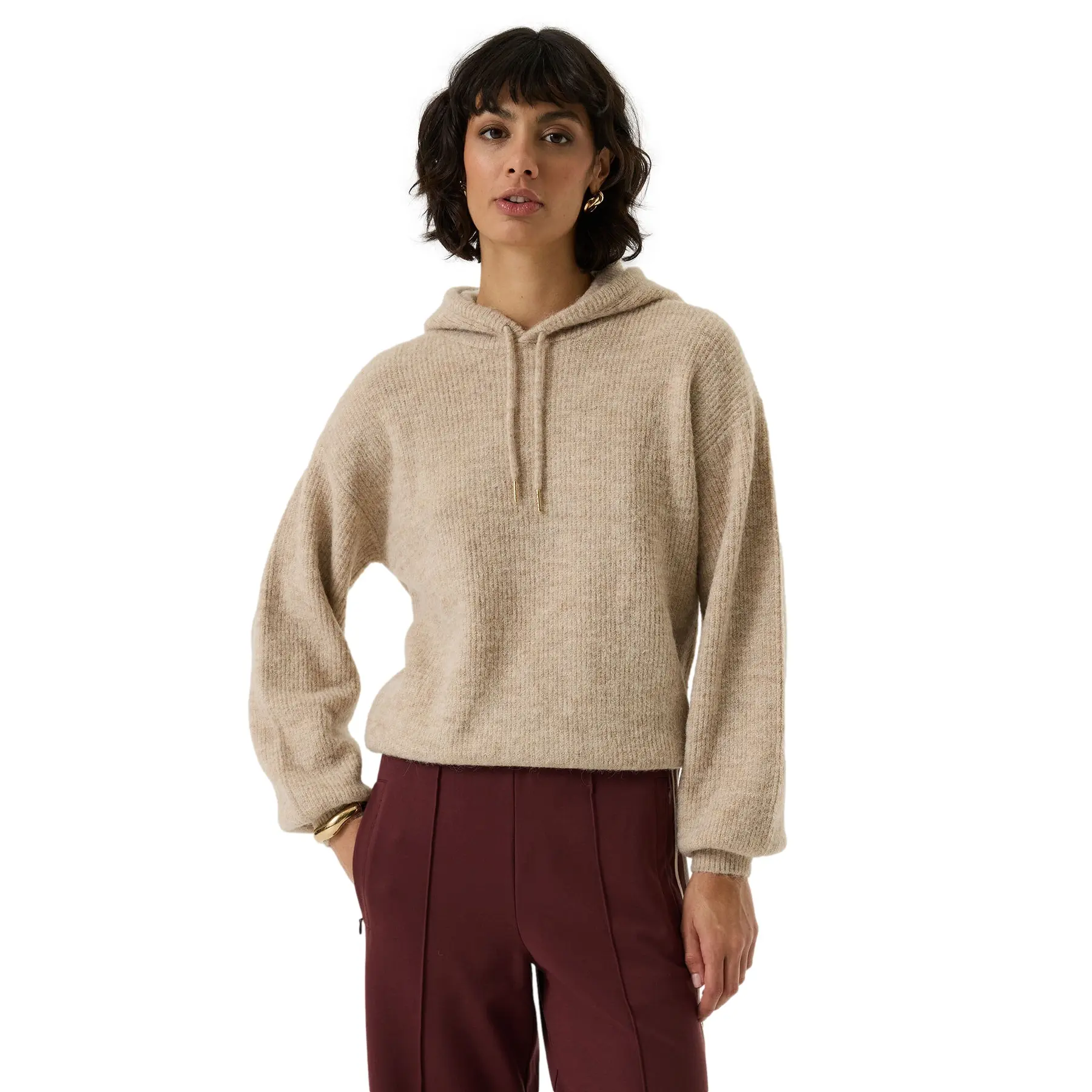 Felpa con cappuccio da donna
