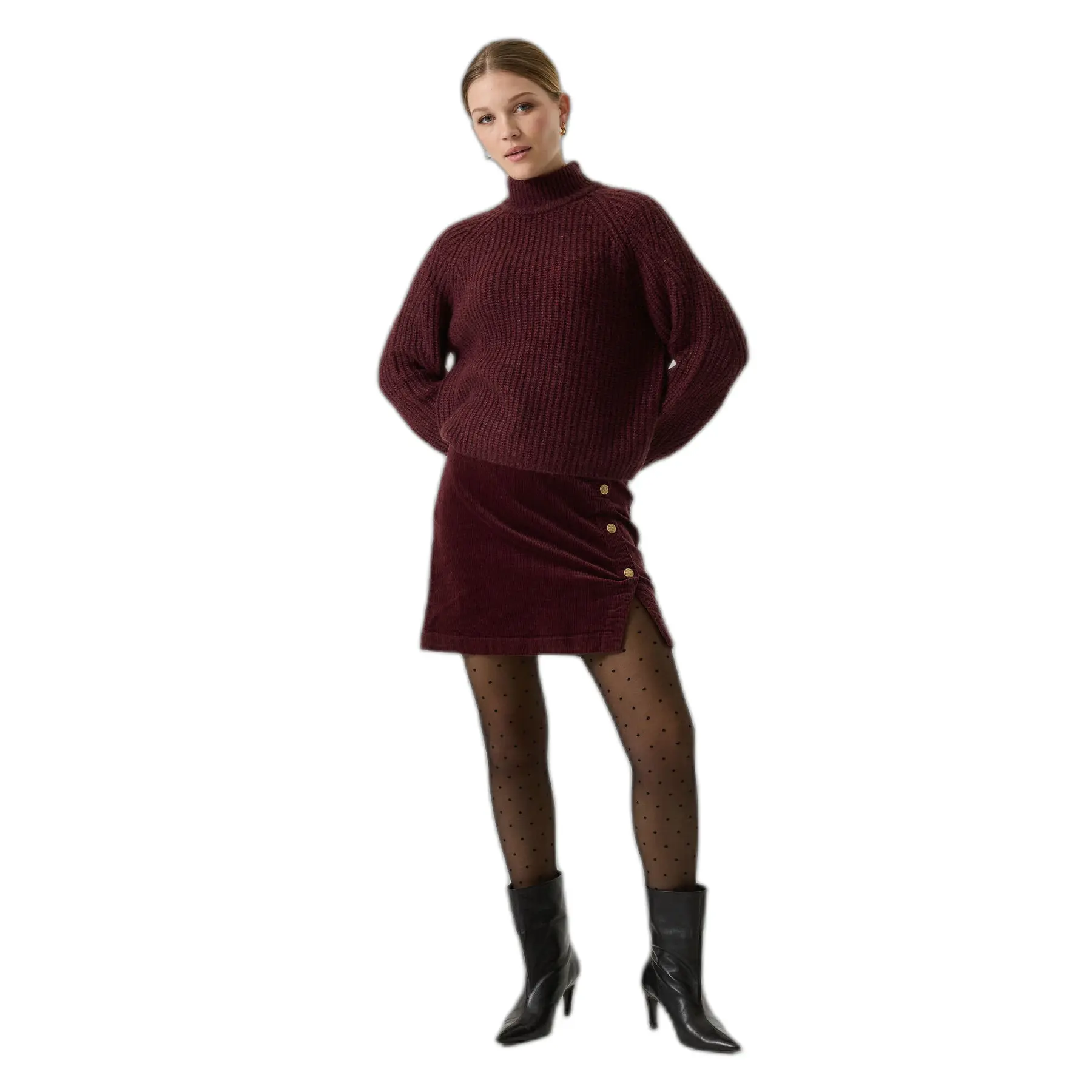 Garcia Women's Rouge Corduroy Skirt