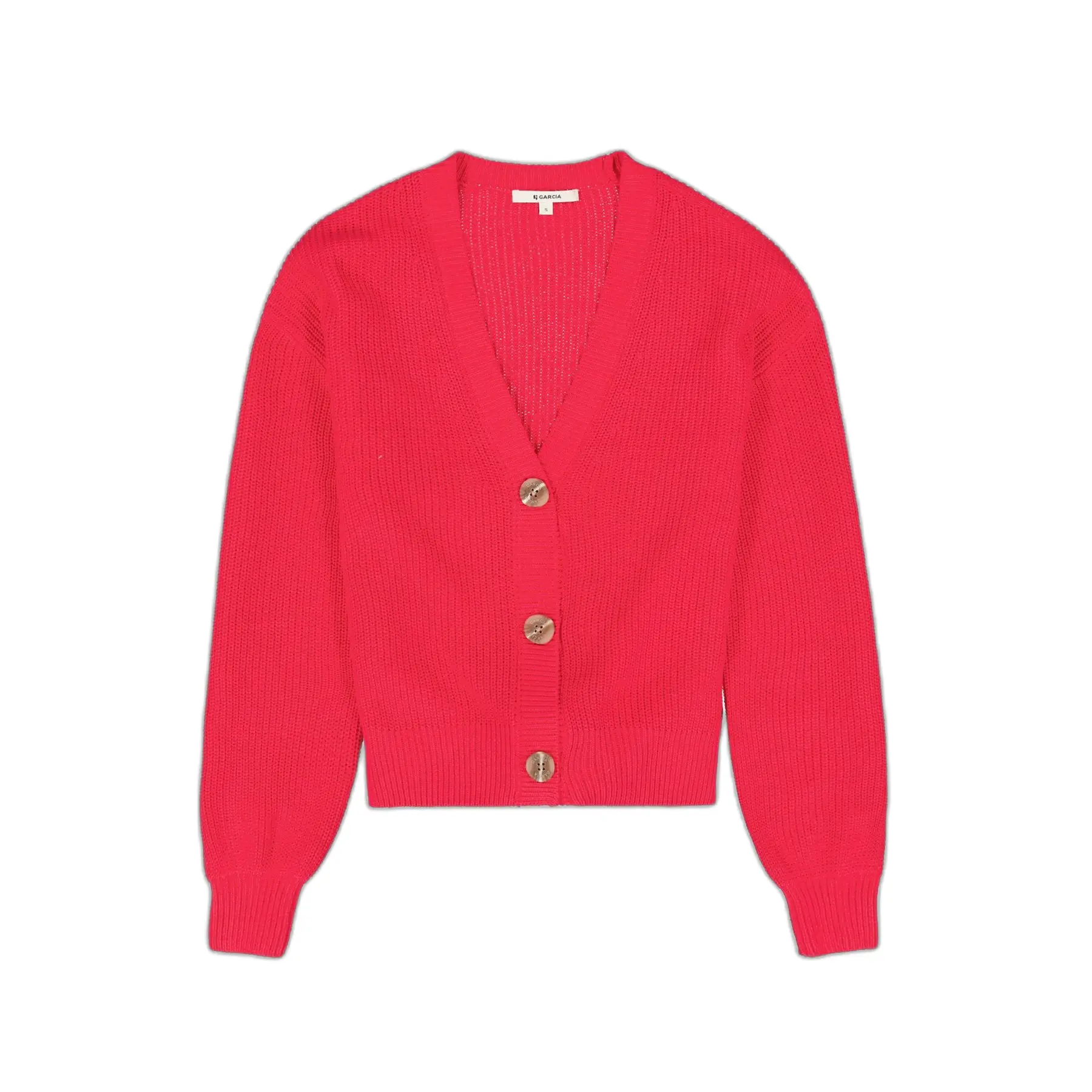 Cardigan tinta in fil donna