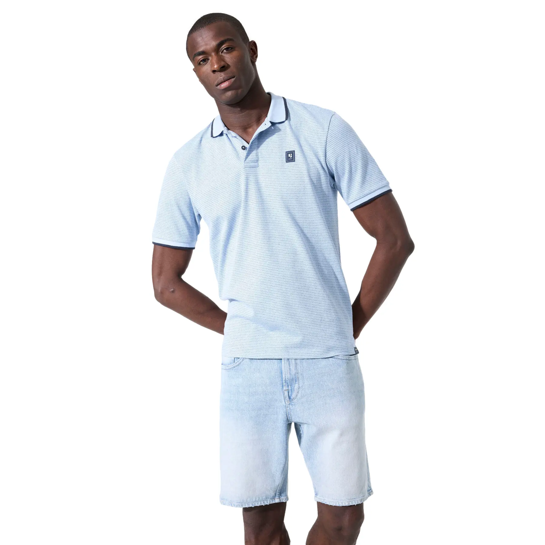 Polo in tessuto dobby Garcia