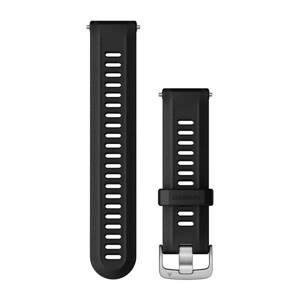 Uhrenarmband mit silberner Schnalle Garmin Forerunner 955