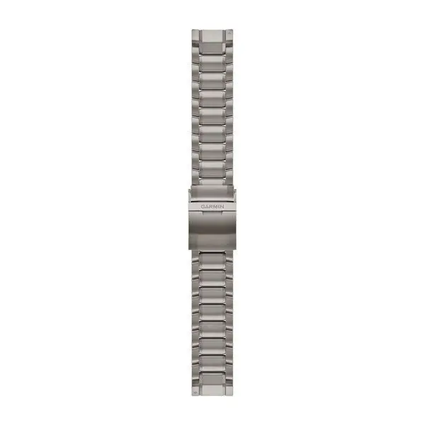 Bracelet de montre renforcé avec maillons en flèche et fermoir à boucle déployante Garmin Quickfit®