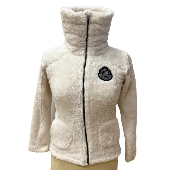 Fleecejacke, Mädchen Peak Mountain coral sherpaGasana