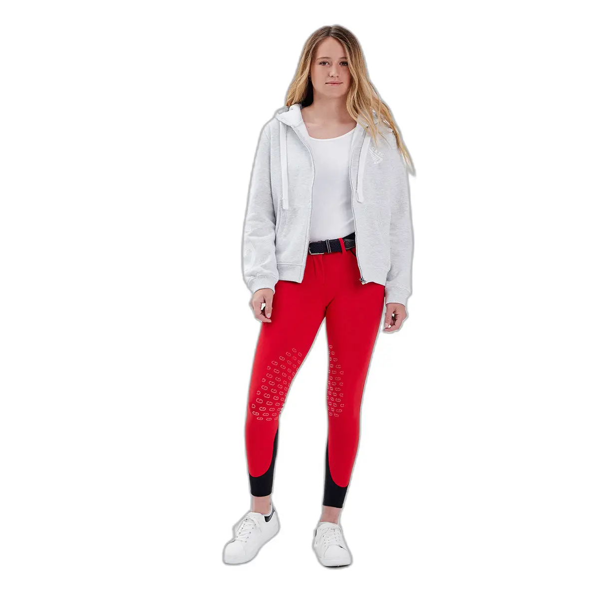 Felpa da equitazione con zip da donna Gaze Jalousie