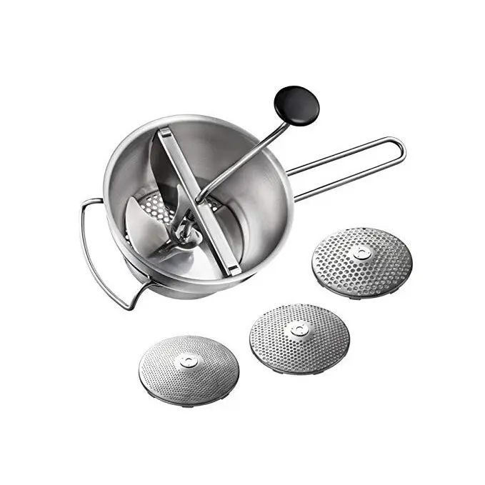 Gefu Küchenboss Braun Passiergerät Flotte – Silberfarben – Ca.21x12x40cm - Image 14