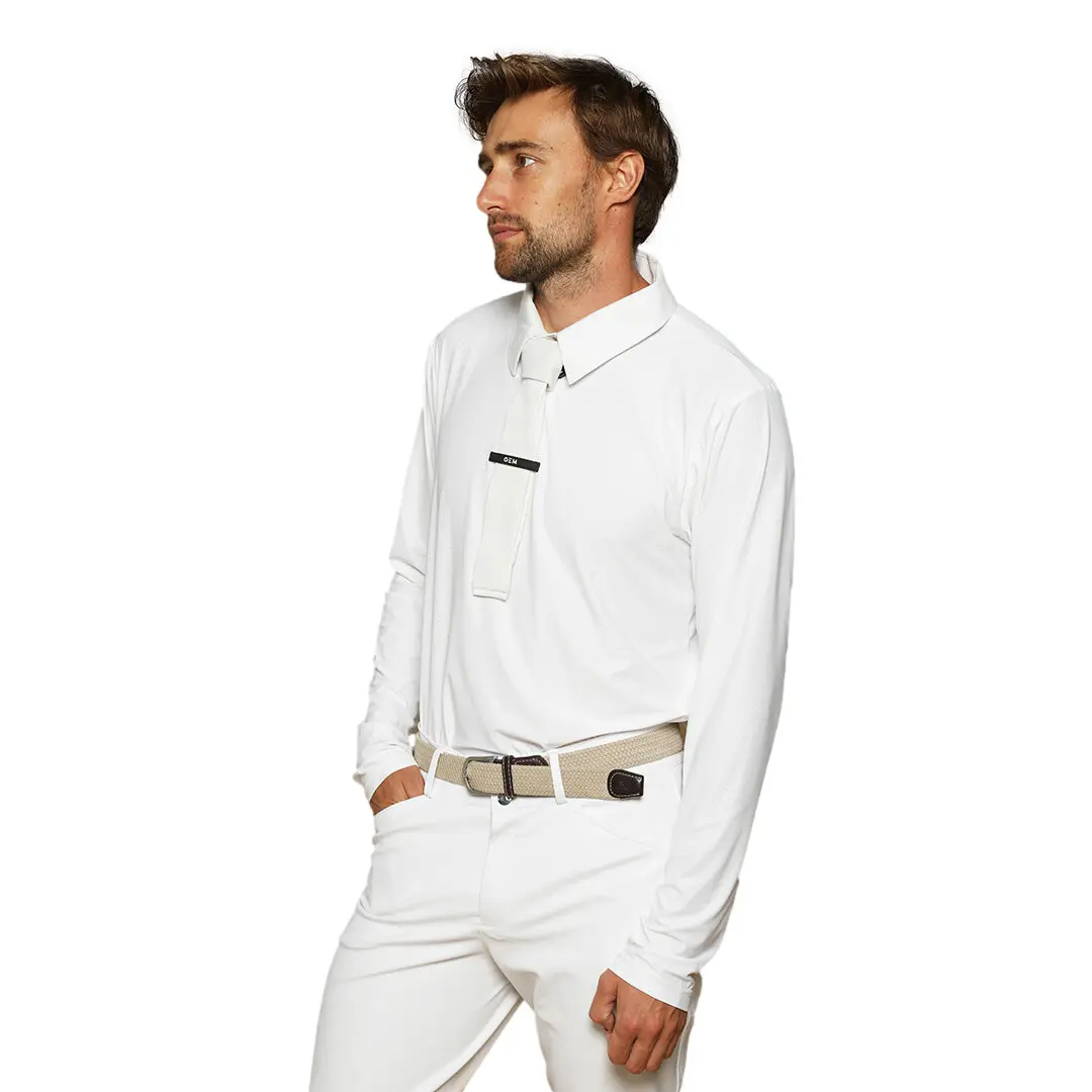 Long-sleeved competition polo shirt GEM