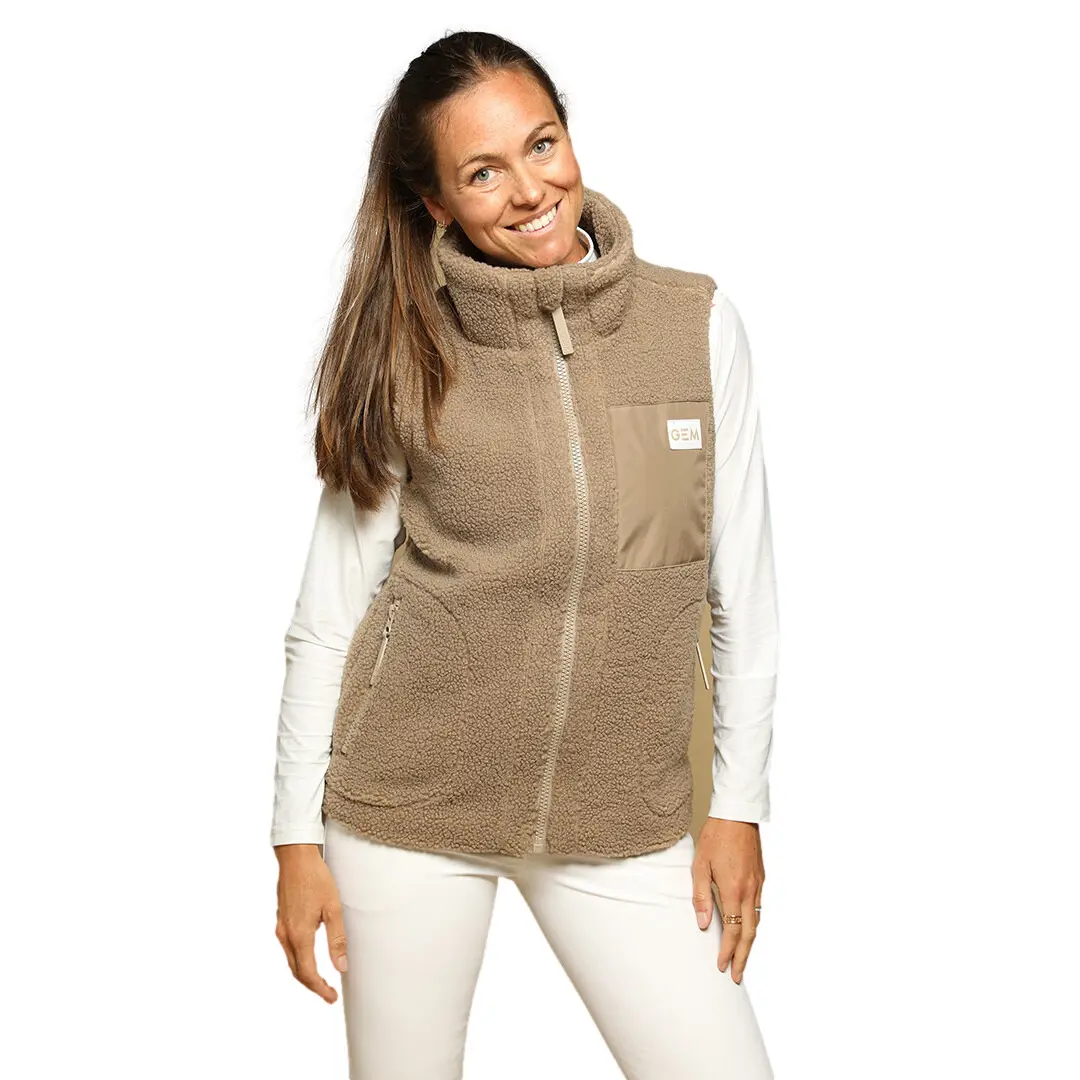 Women's sleeveless fleece GEM On