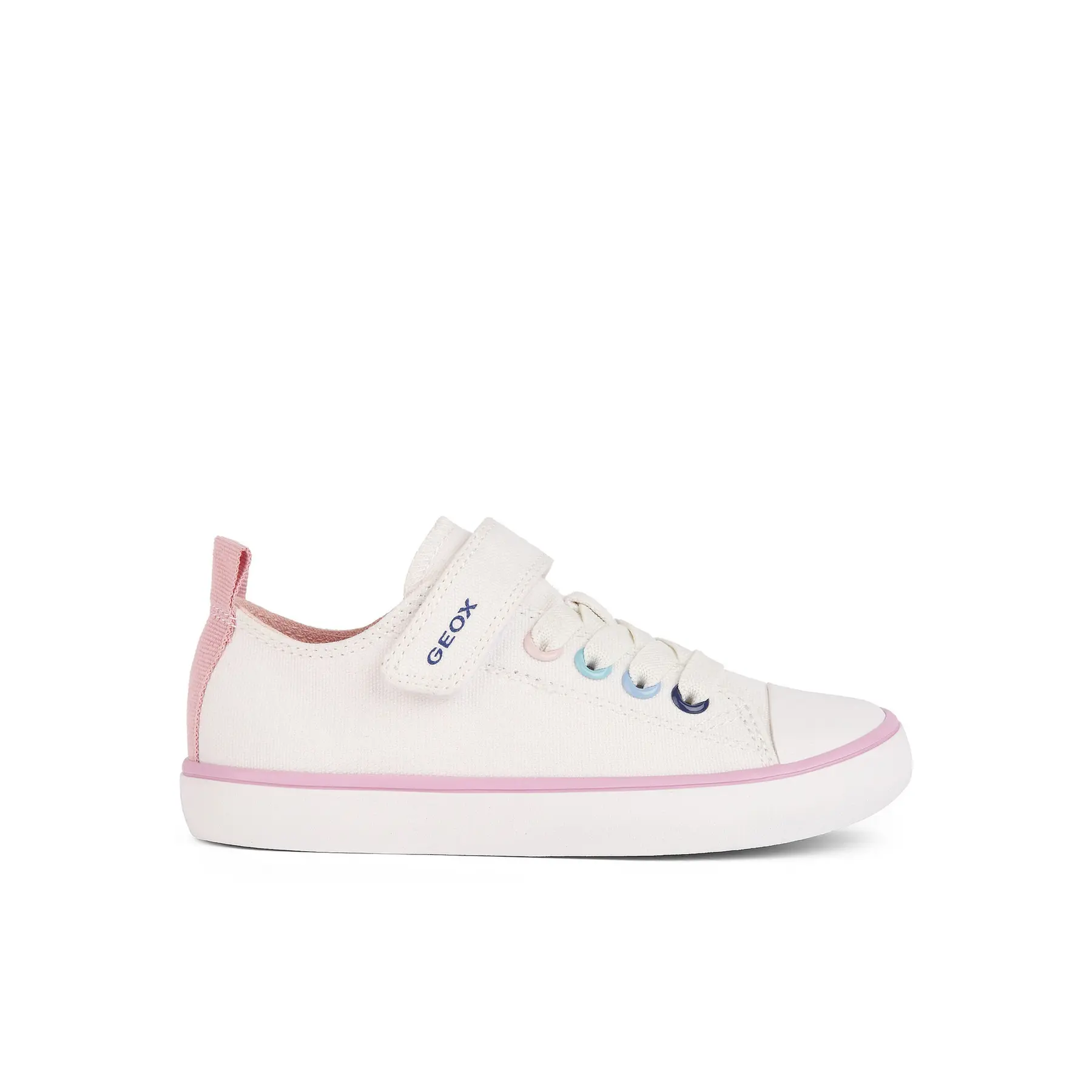 Scarpe Bambini Geox J Gisli Girl Ragazza Bianco Taglia 37 Sintetico - Immagine 3
