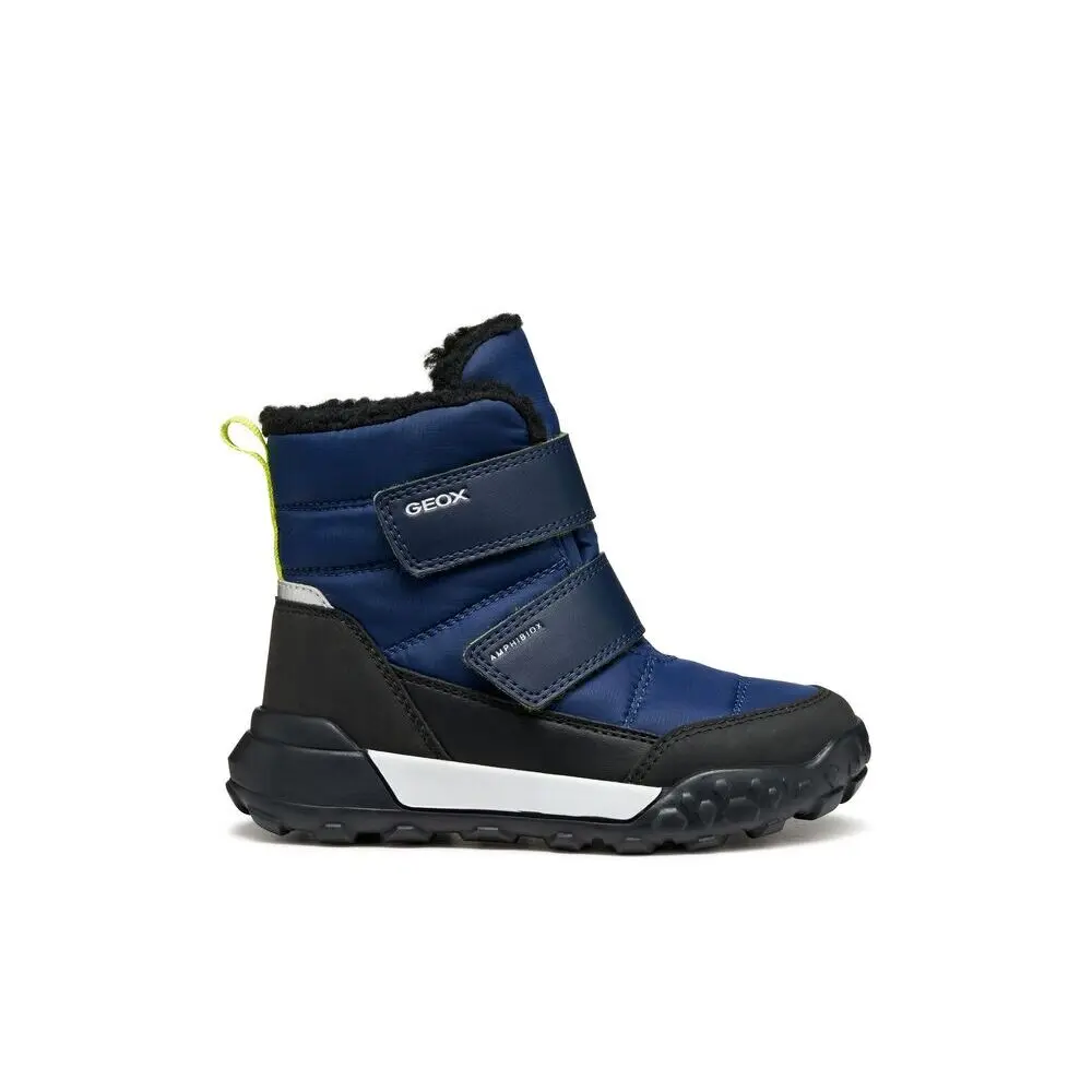 Stivali invernali con velcro per bambino ragazzo Geox Trekkyup ABX