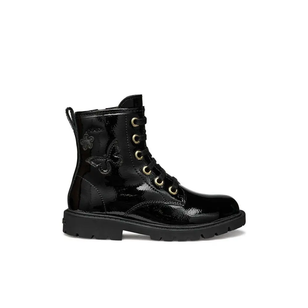 Bottines en cuir brillant fille Geox Shaylax