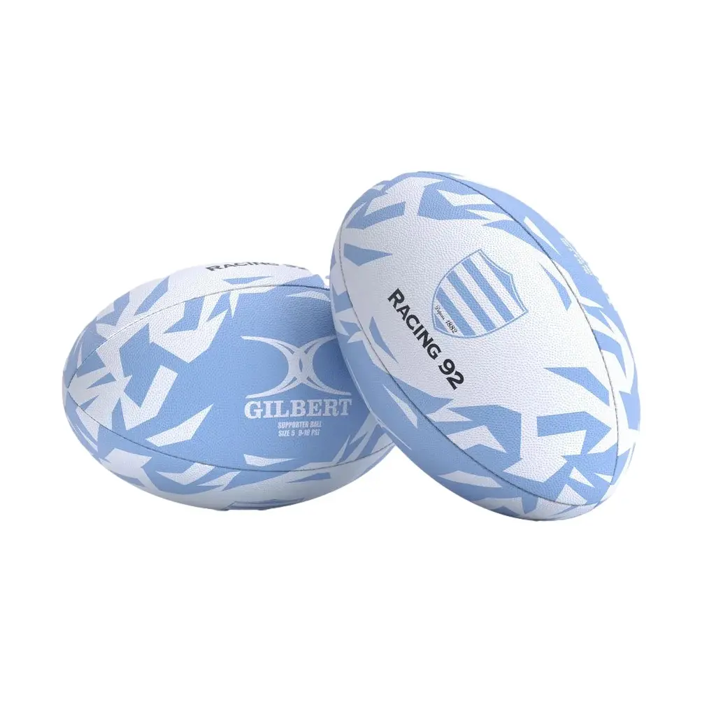 Gilbert supporter bal rugby - maat 5 - kleurrijke speelbal voor kinderen.