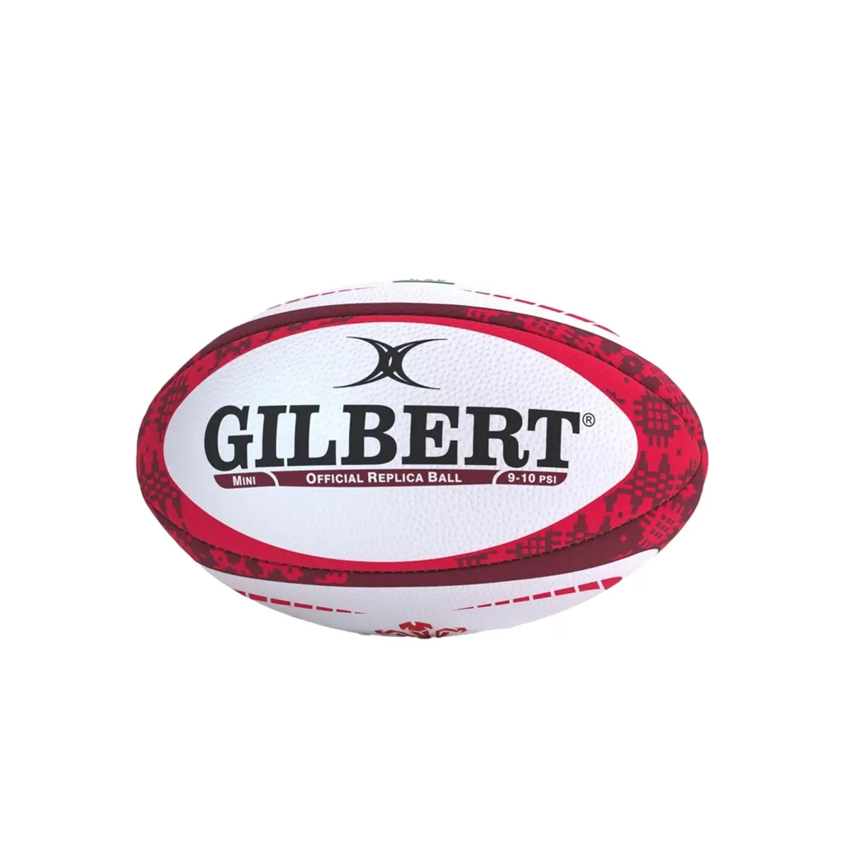 Gilbert rugbybal mini - kleurrijke replica rugbybal voor kinderen.