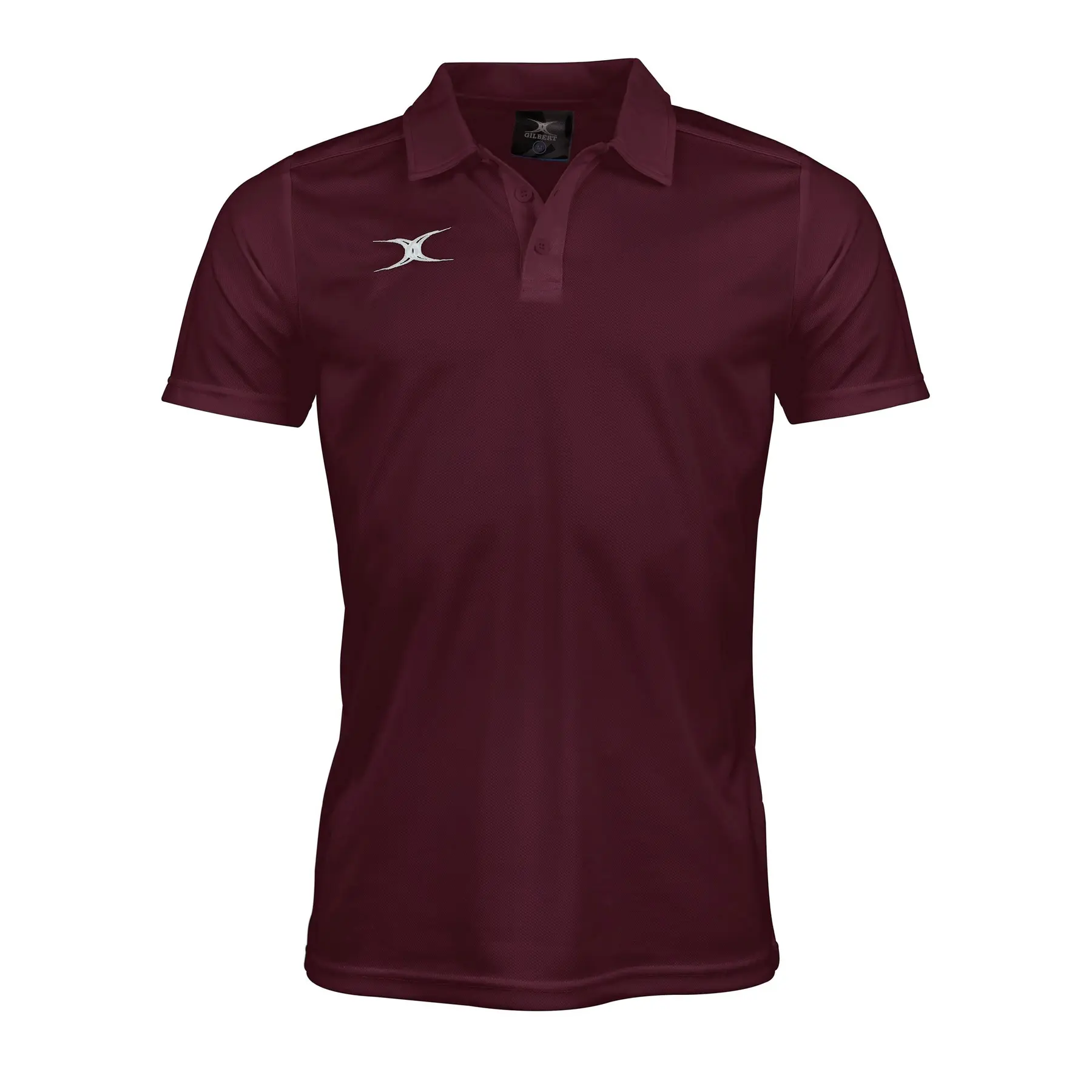 Gilbert rugby polo shirt Photon II kinderkleding kastanjebruin 9-10 jaar.