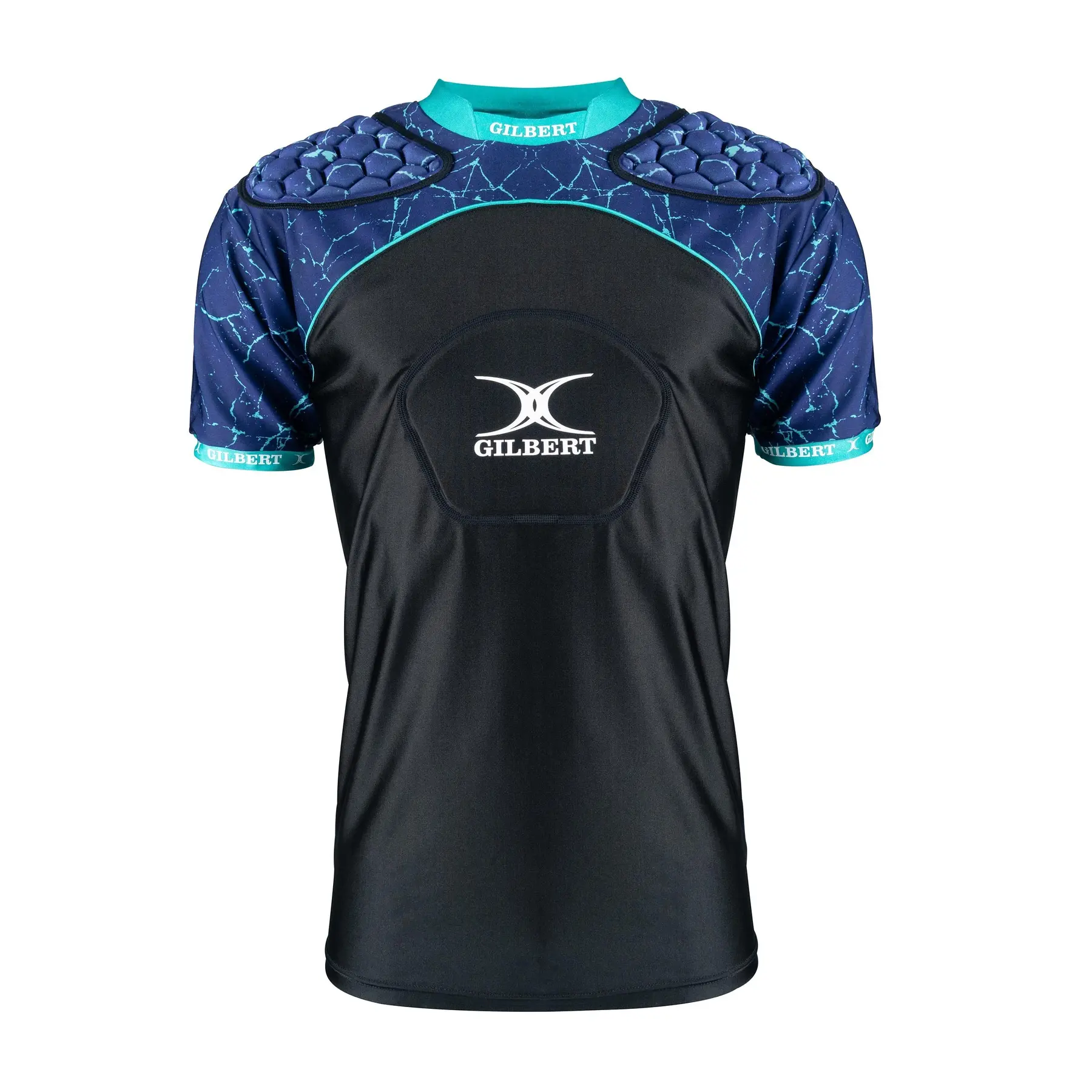 Gilbert Atomic V3 Body Armour - Large - Black / Blue.