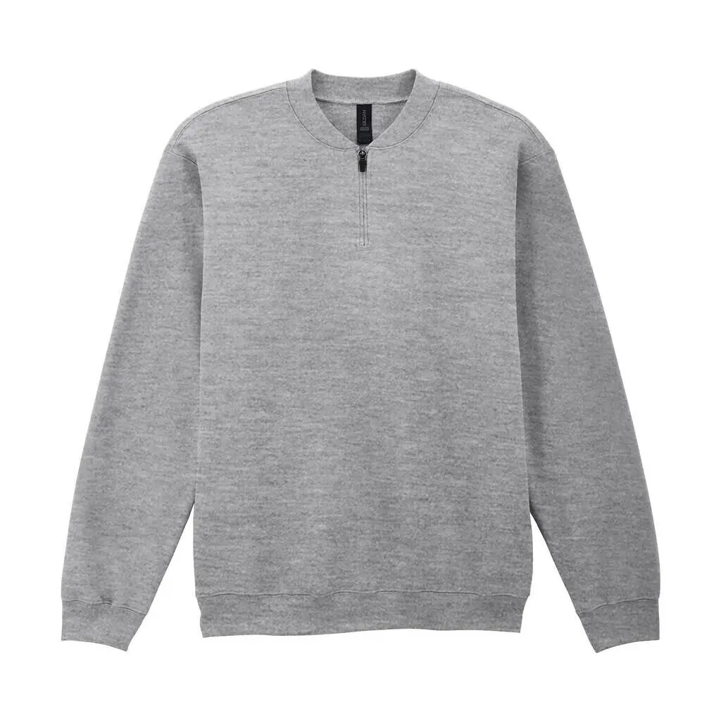 Felpa da donna con cappuccio a 1/4 di cerniera  Softstyle