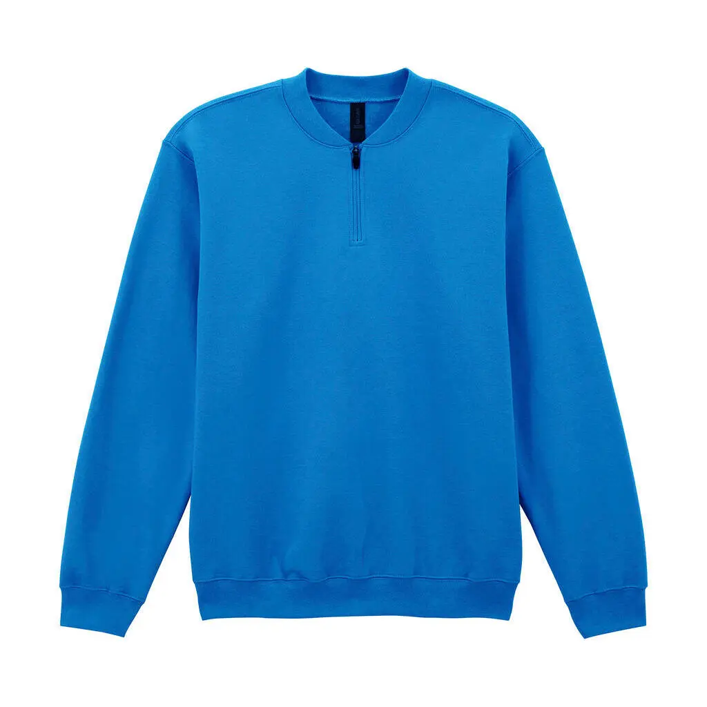 Felpa da donna con cappuccio a 1/4 di cerniera  Softstyle