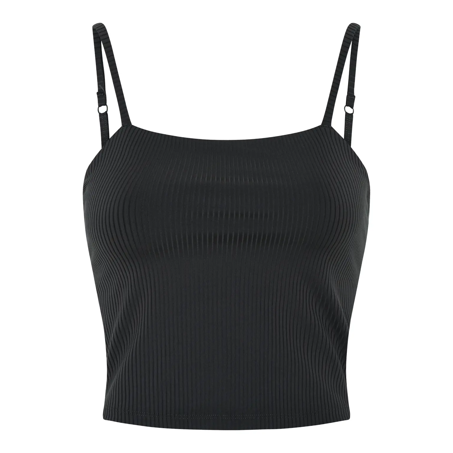 Débardeur caraco côtelé femme