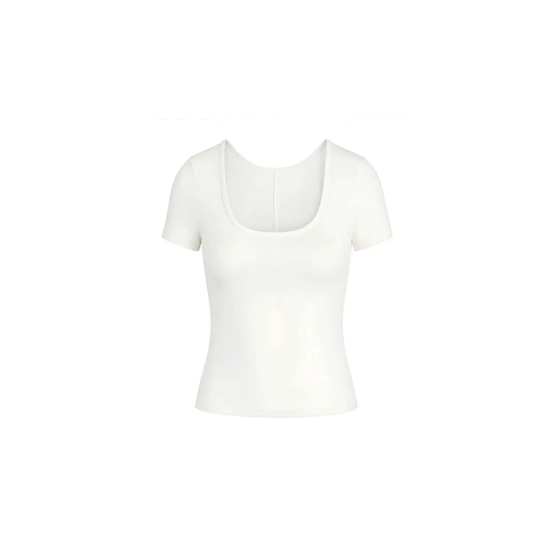 T-Shirt mit Rundhalsausschnitt Damen Girlfriend Collective Float