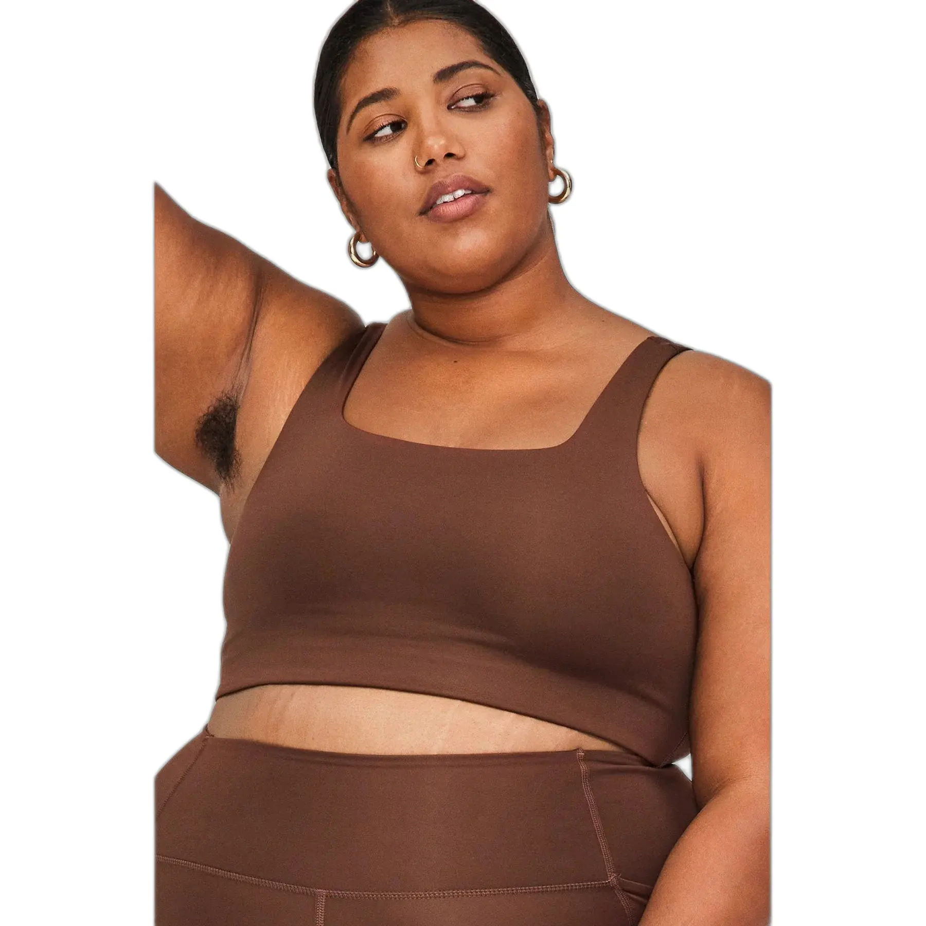 Sottoparto a collo quadrato donna Girlfriend Collective Tommy