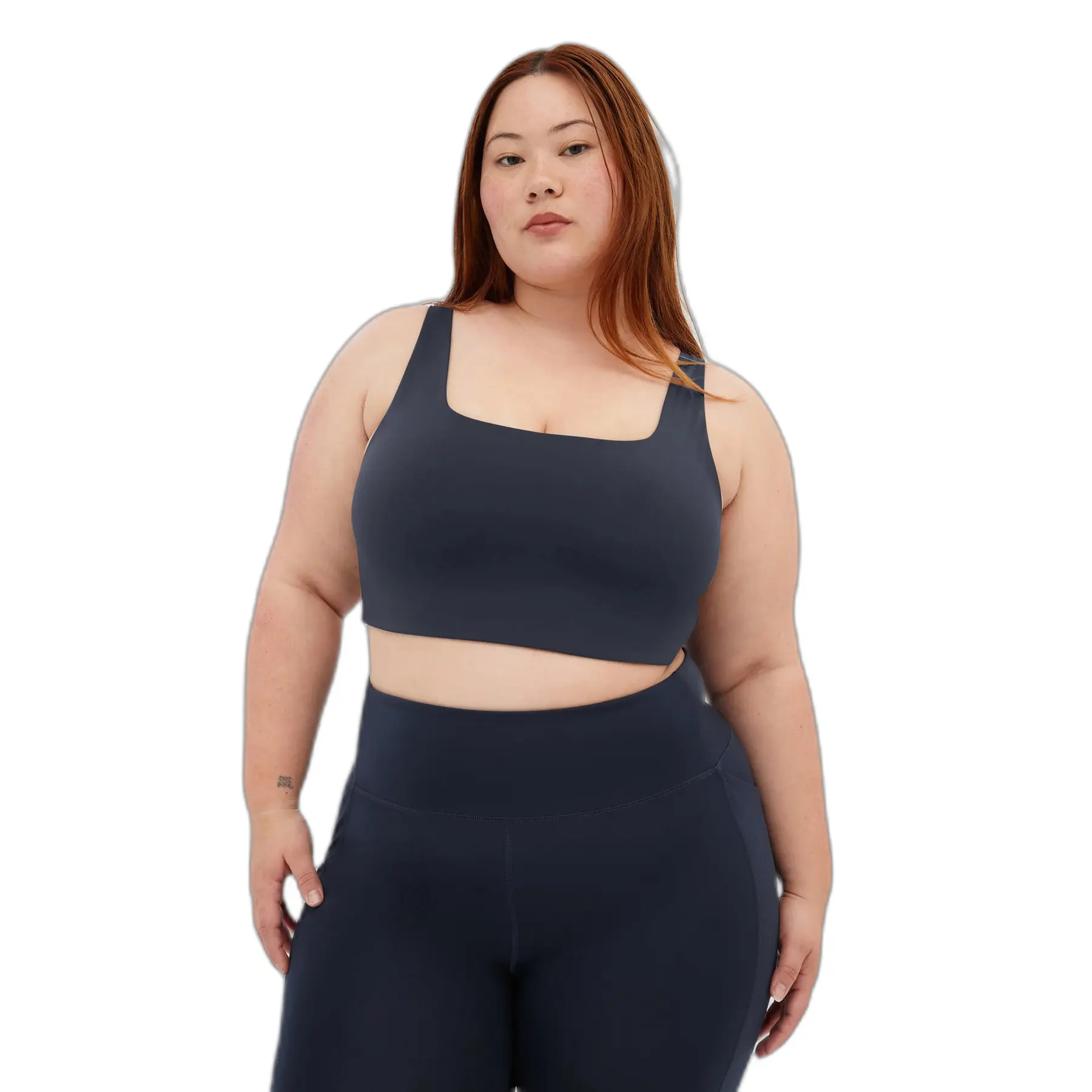 Sottoparto a collo quadrato donna Girlfriend Collective Tommy
