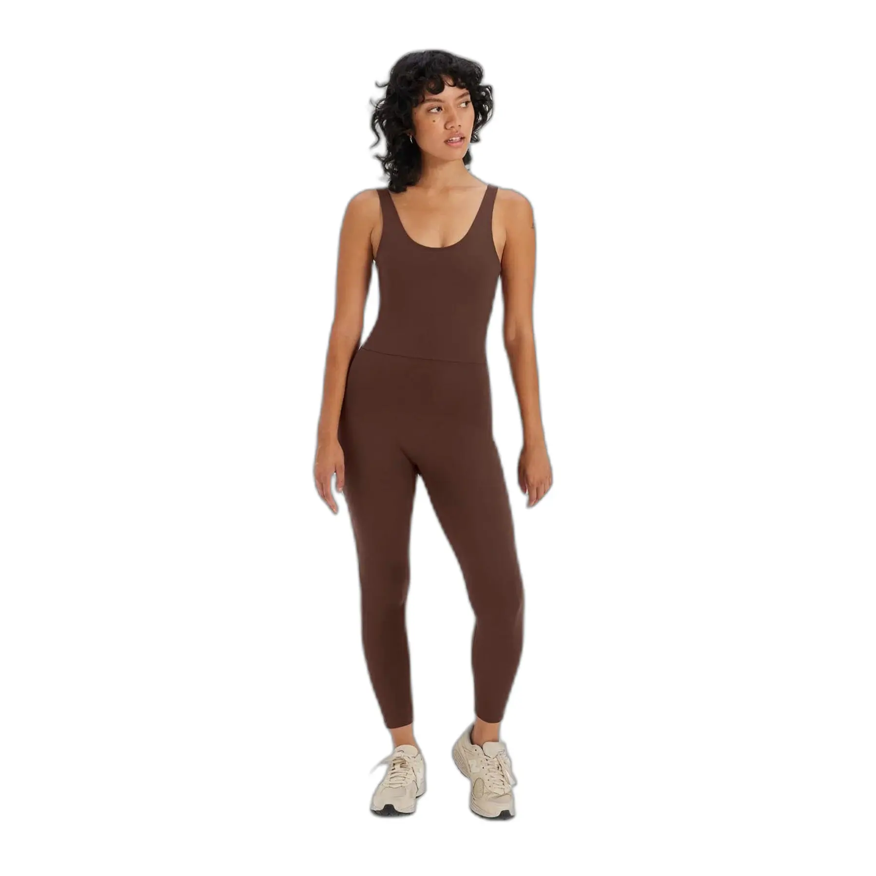 Combo Pantaloni da donna Girlfriend Collective Scoop Back Unitard