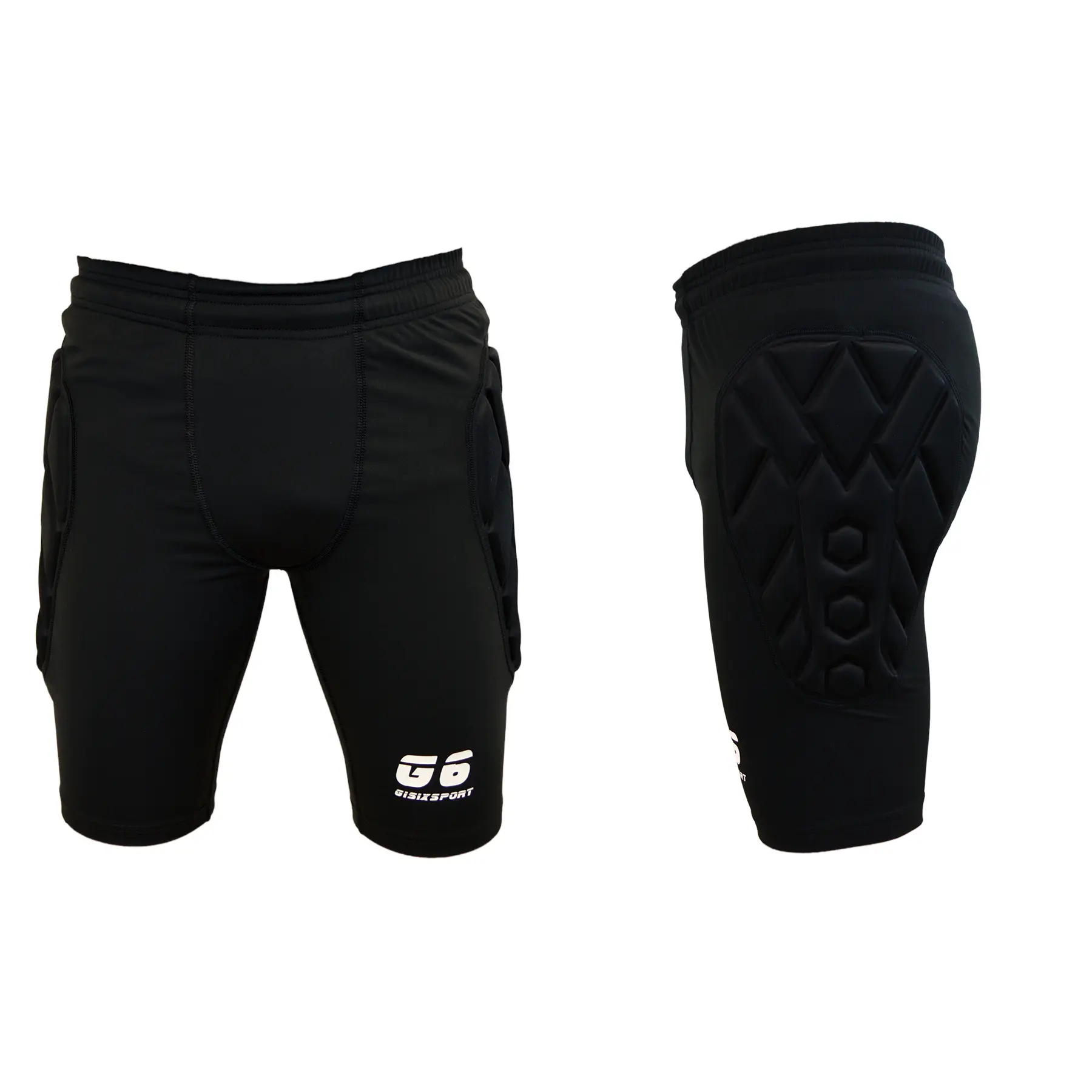 Verstevigde compressiekorte voor keepers Gisix