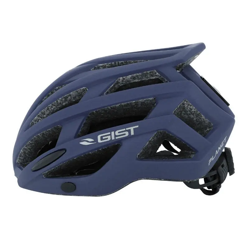 Fahrradhelm mit Rändelradverstellung und integrierter Beleuchtung Gist E-Bike Planet Urban In-Mold