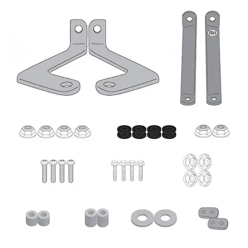 Kit zur Befestigung der Motorradblase Givi Agility S 125 2022-2025/Agility 50-125-150-200 R16+2024-2025