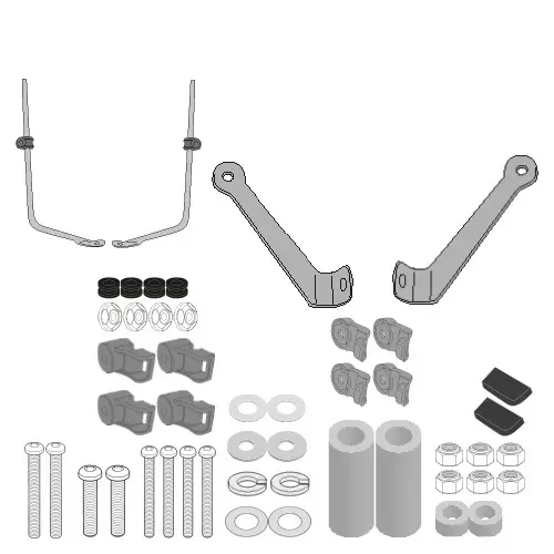 Kit Windschutzscheibenmontage Scooter Givi 8103A Peugeot Tweet 50-125-200 FL GT