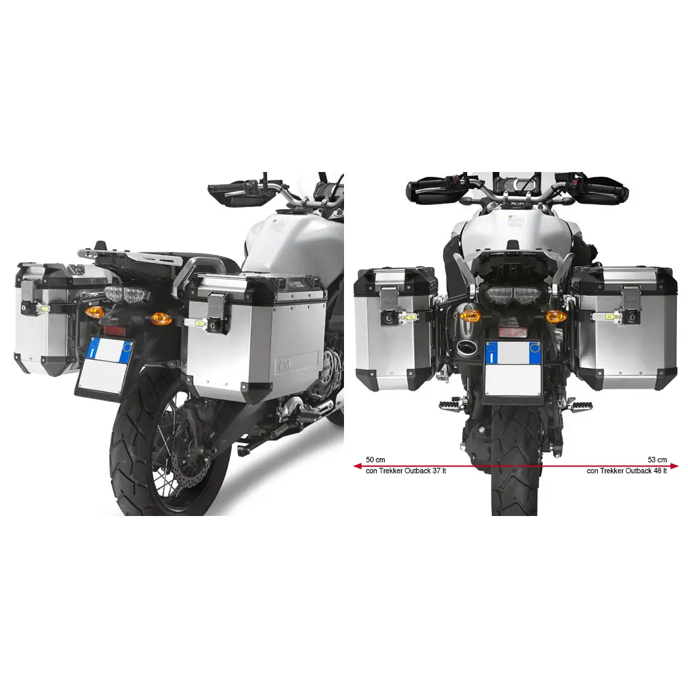 Motorrad-Seitenkofferhalter Givi Monokey Cam-Side Yamaha Xt 1200Z Super Teneré (10 À 20)