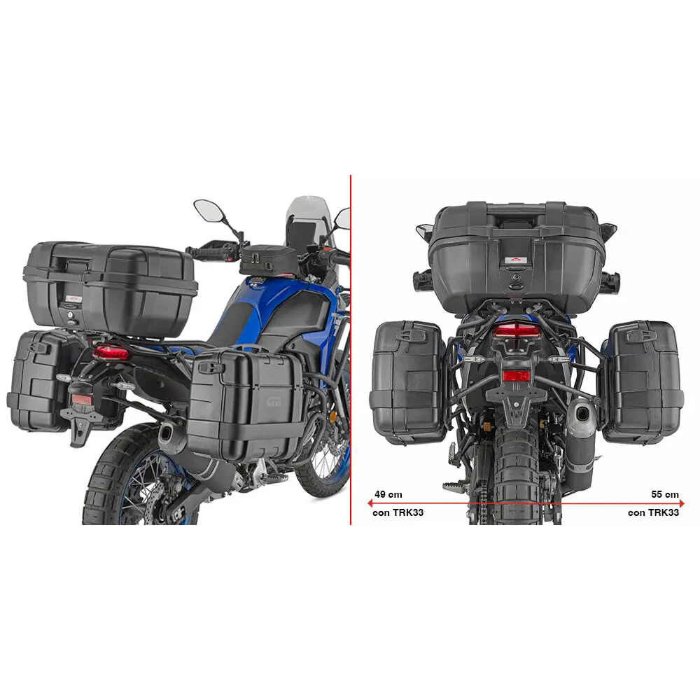 Motorrad-Seitenkofferhalter Givi Monokey Yamaha Tenere 700 (25)