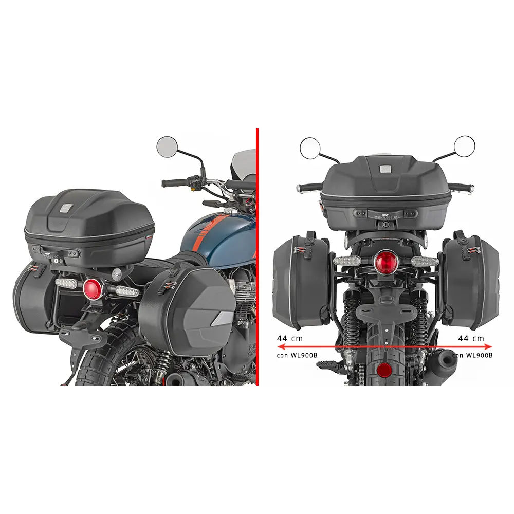 Motorrad-Seitenkofferhalter Givi Monokey Royal Enfield Bear 650 (25)