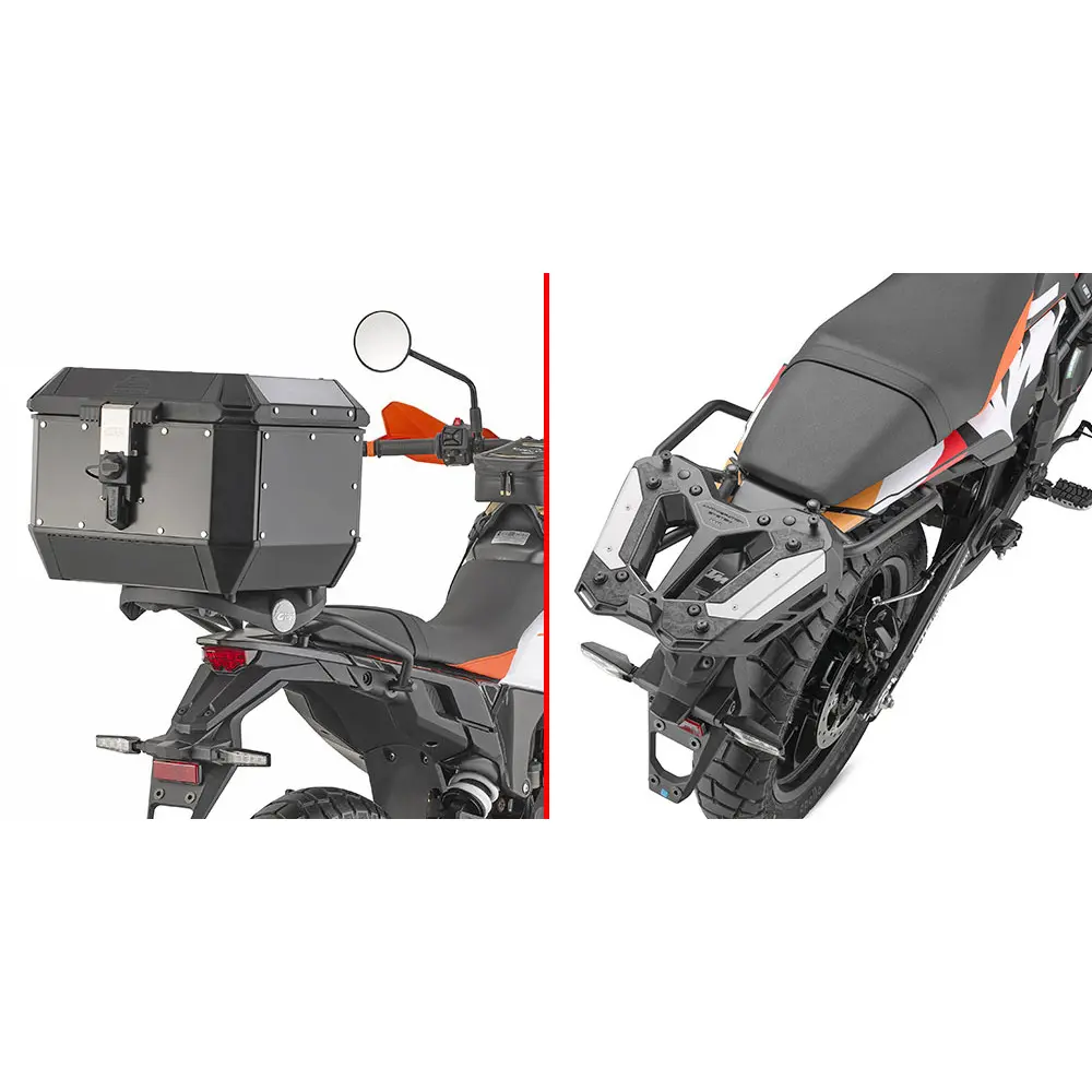 Support top case moto Givi KTM 390 Adv. X / R / 125-390 SMC R 2026