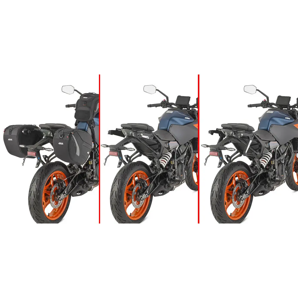 Halterung für Motorrad-Seitentasche Givi Easy12L / R . KTM 125/390 Duke 2025-2026