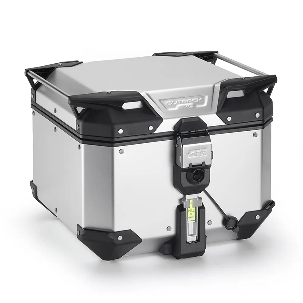 Top Case Motorrad anodisiert ohne Zylinder Givi Outback Evo