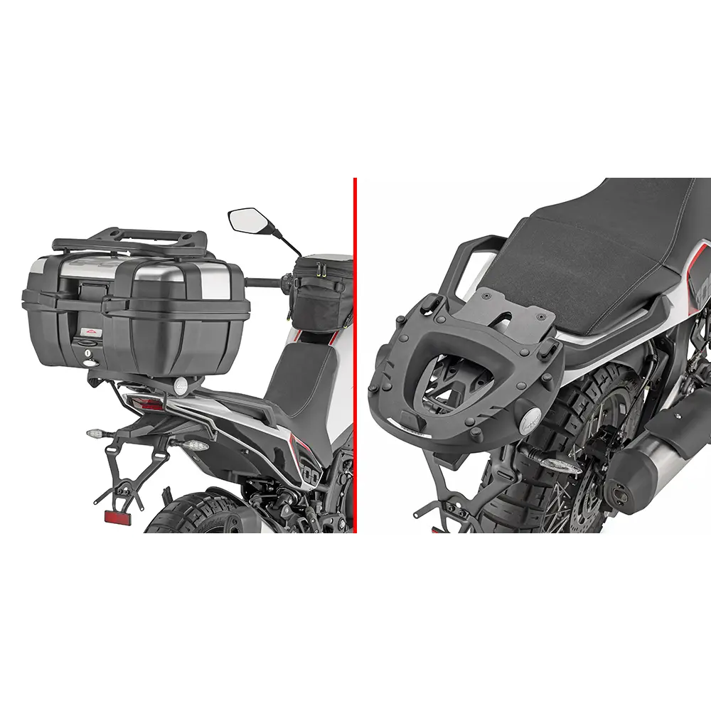 Support top case moto Givi Monokey / Monolock Morini X-Cape 700