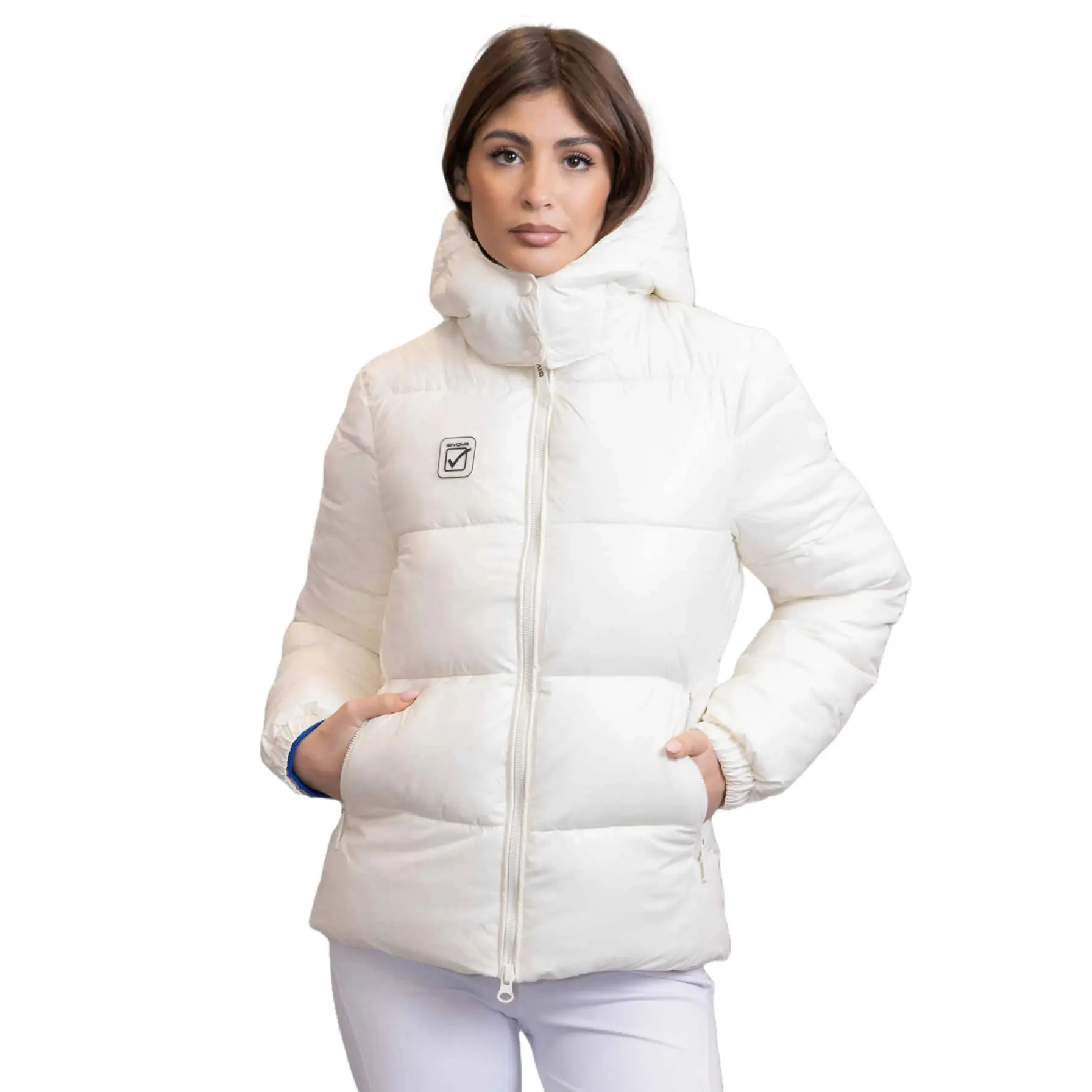 Piumino con cappuccio da donna Givova
