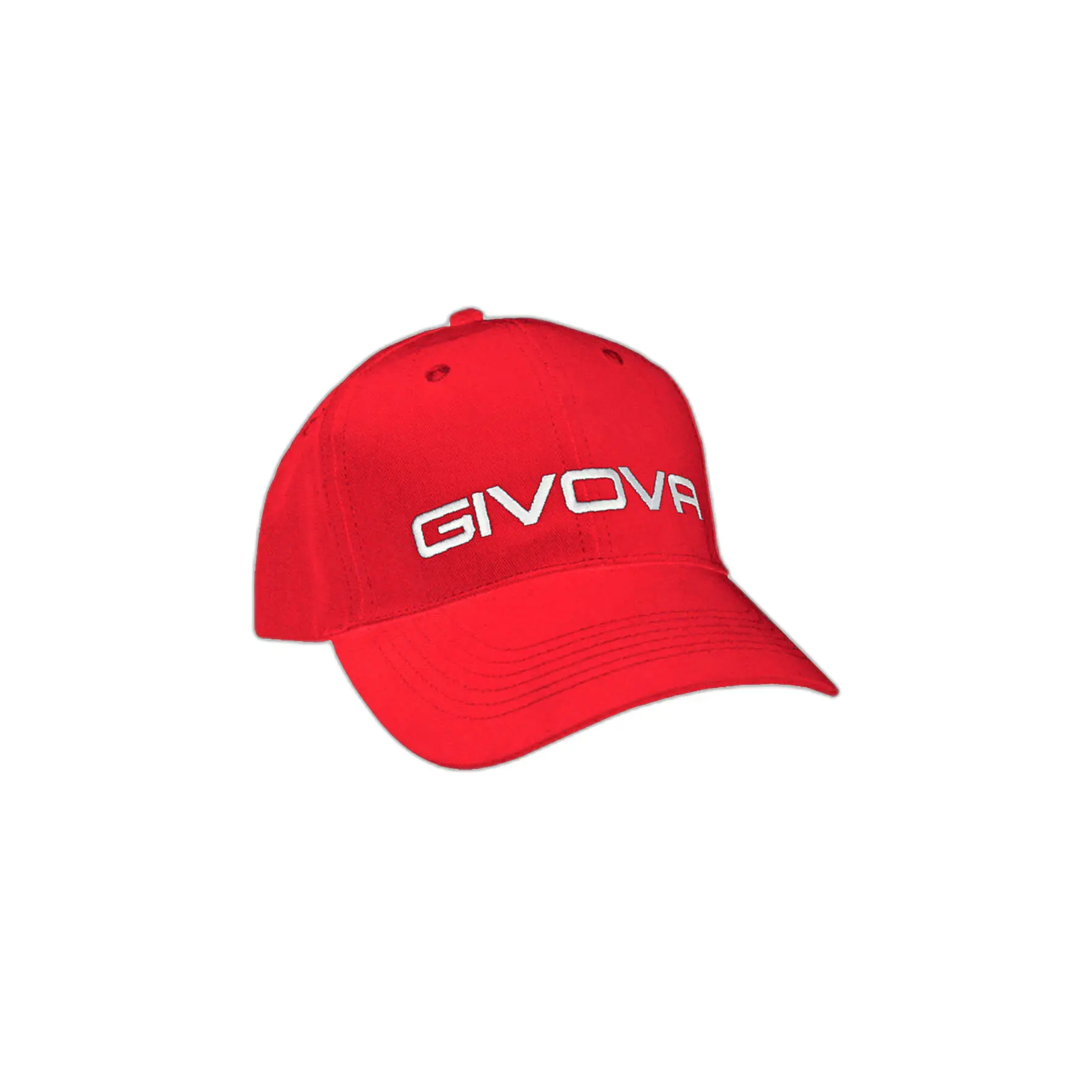 Givova Rot Baseballmütze Aus Baumwolle