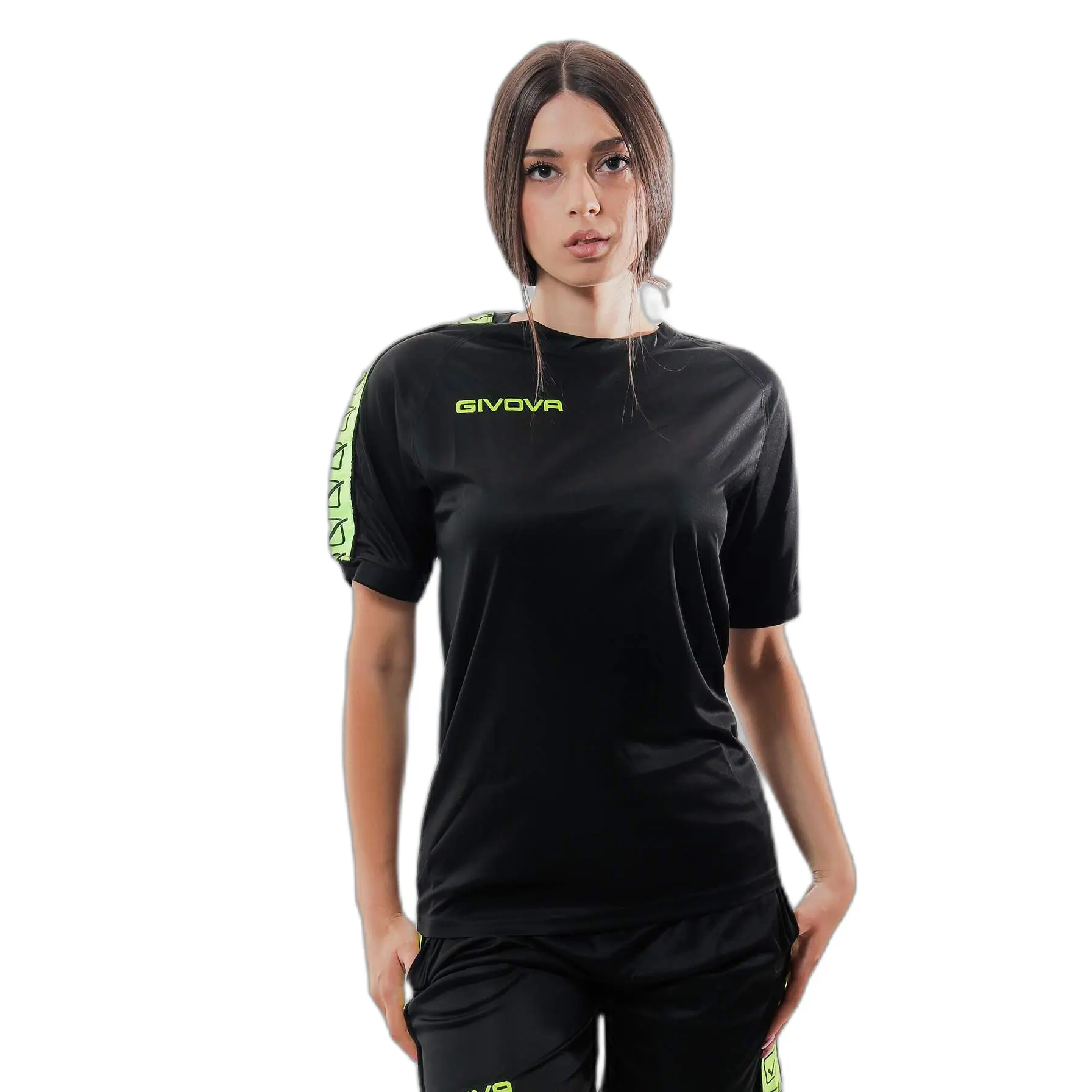 T-shirt con fascia in poliestere Givova