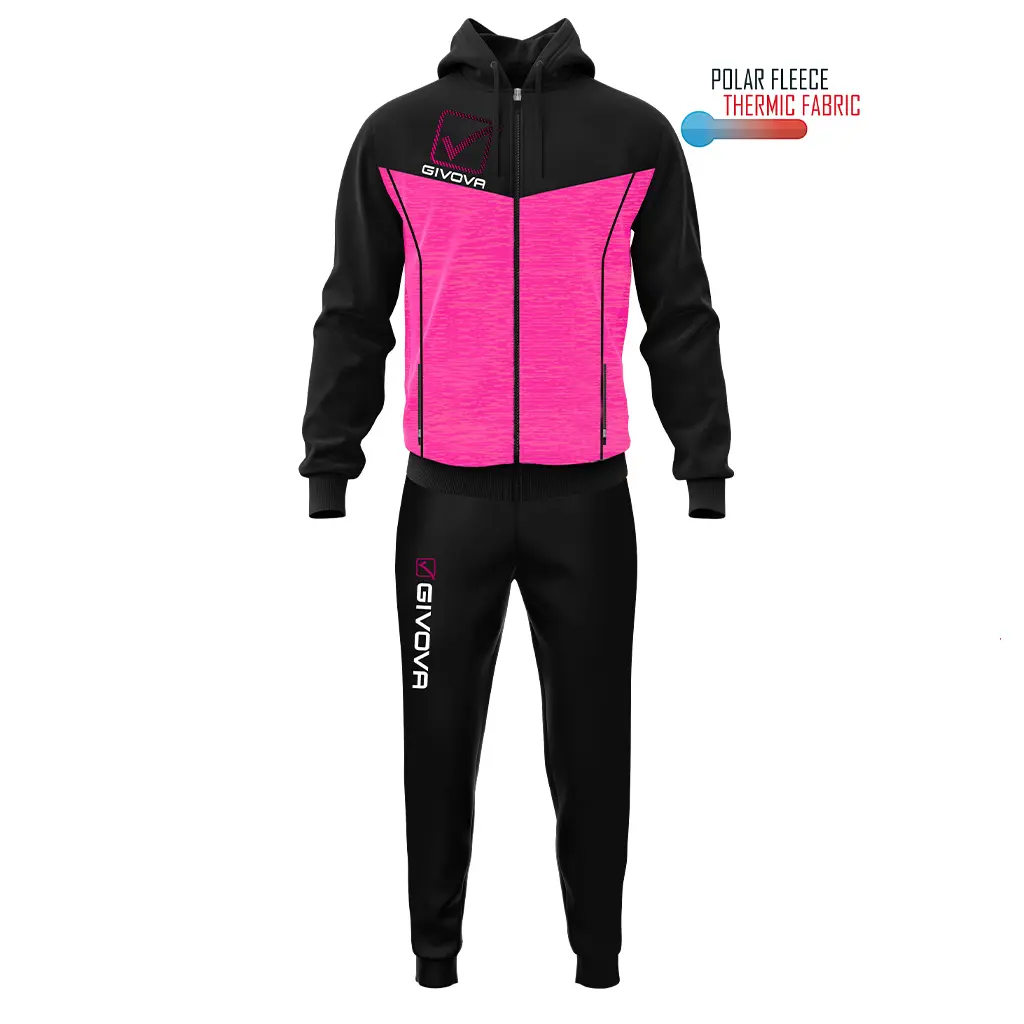 Kinder Fleece-Kapuzen-Trainingsanzug Givova Visa