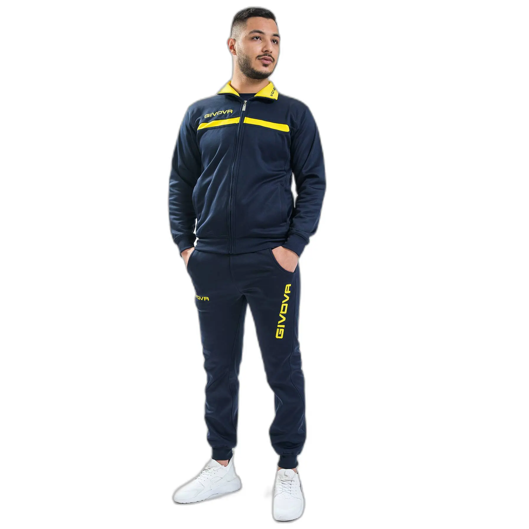 Tuta in pile con zip Givova One