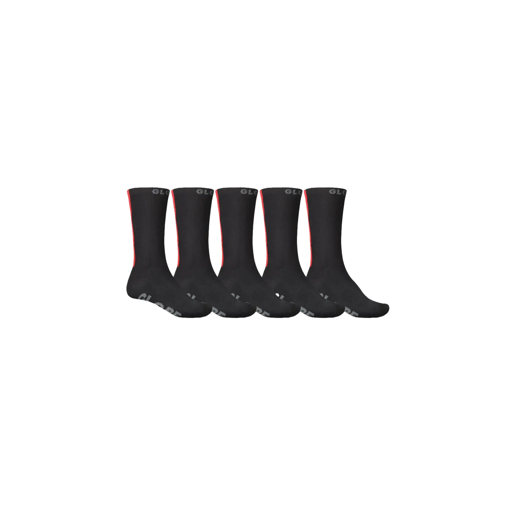 Gestreifte Socken hochkannt Globe (x5)