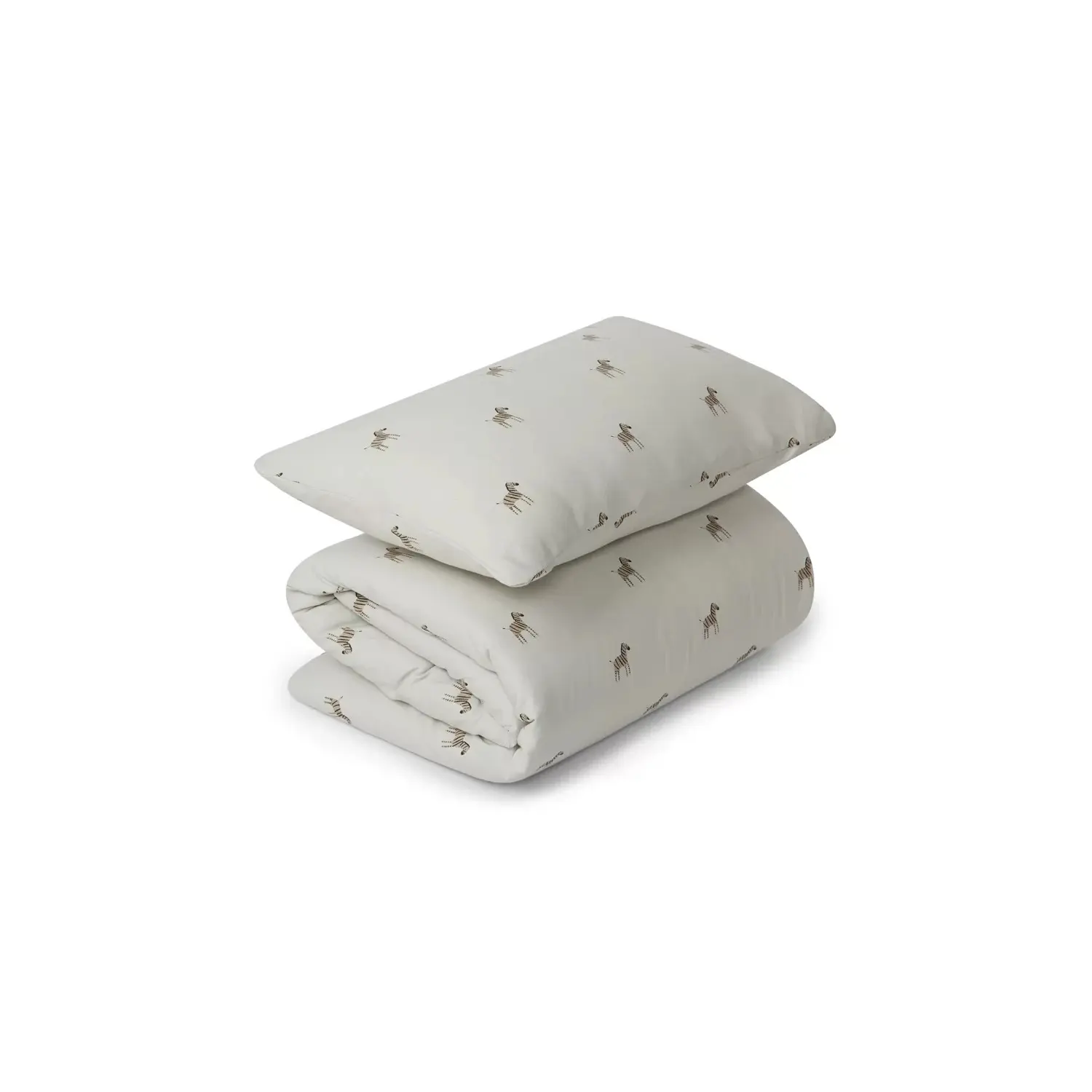 Bettwäsche und Kissenbezug für Babys Gloop! Zebra