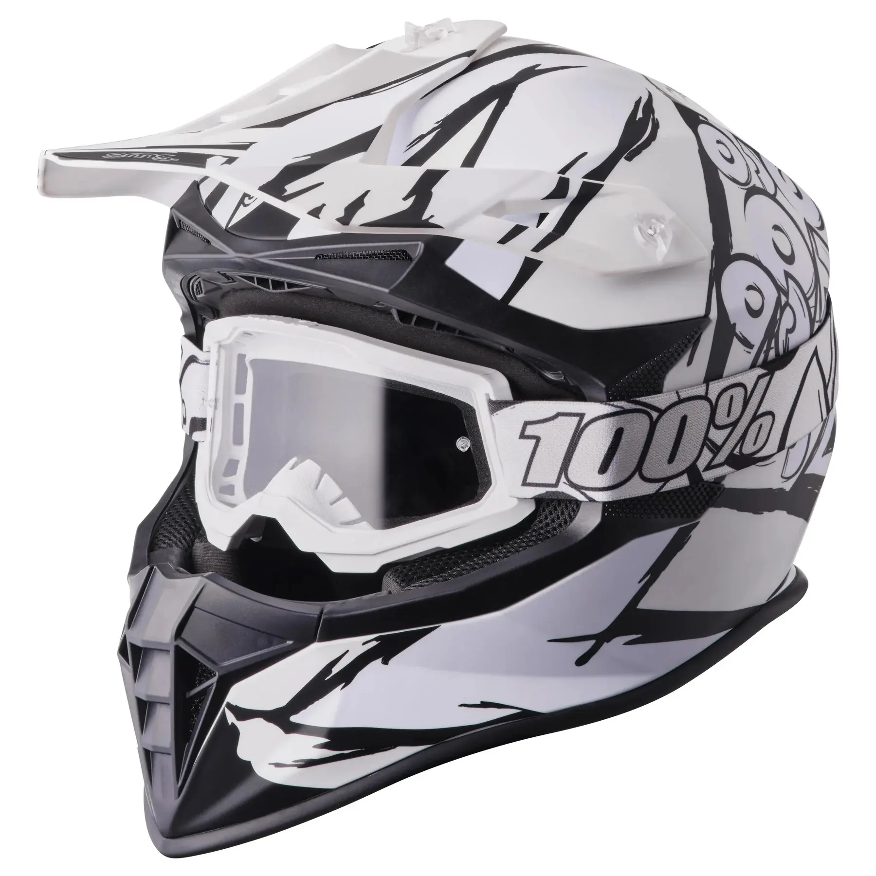 Motocross-Helm GMS Graffi Fortis