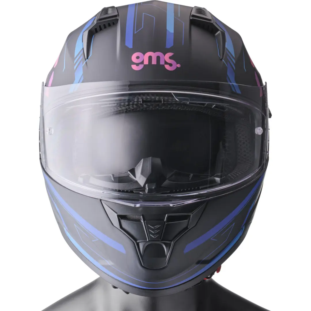 Motorrad-Integralhelm GMS Hexago Graphic