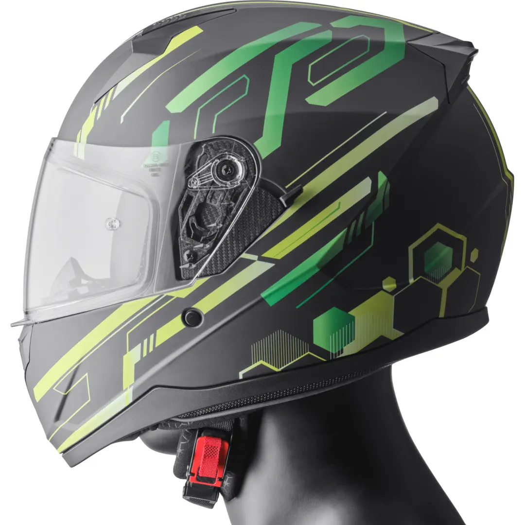 Motorrad-Integralhelm GMS Hexago Graphic