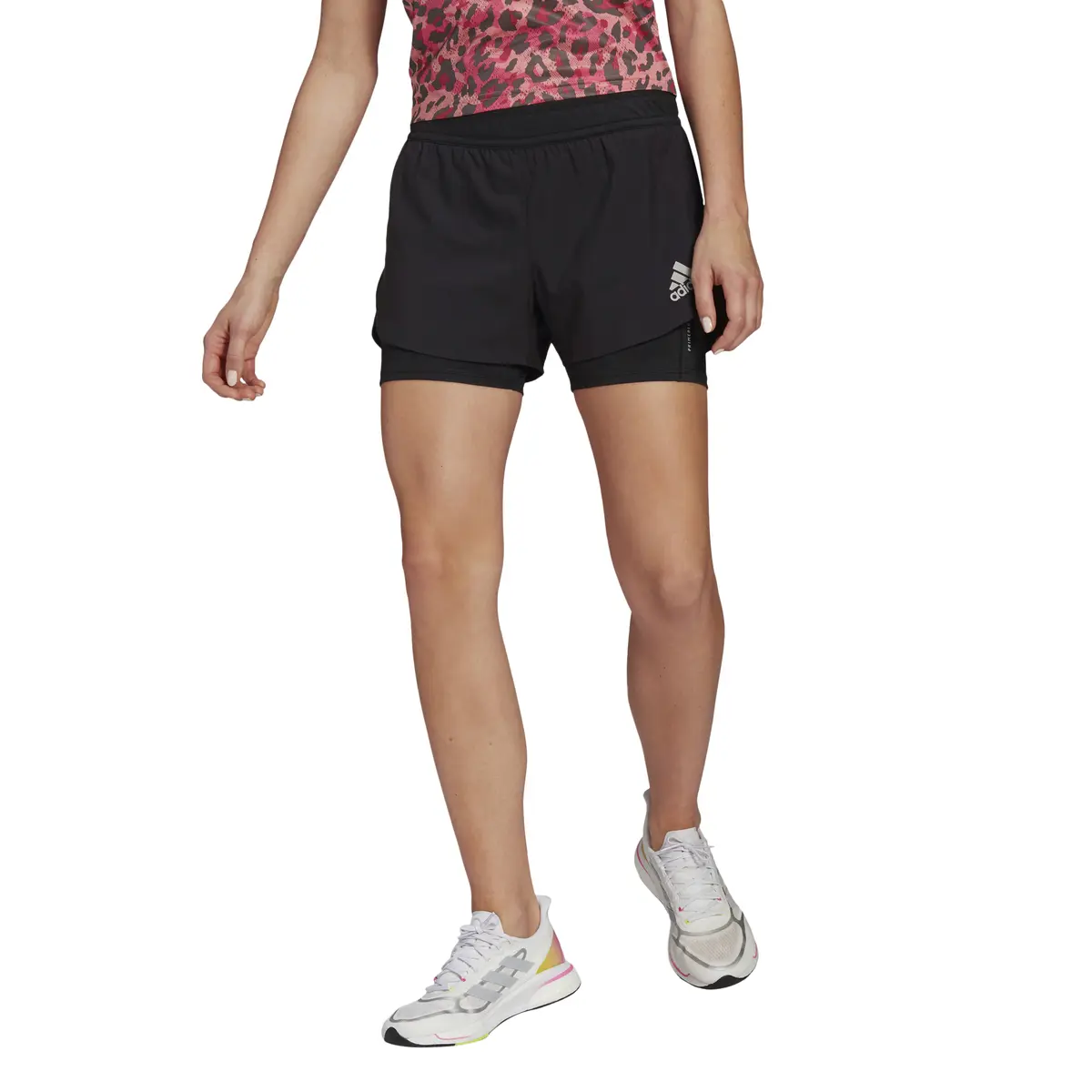 adidas Short Femme Adidas Fast Primeblue Two In One