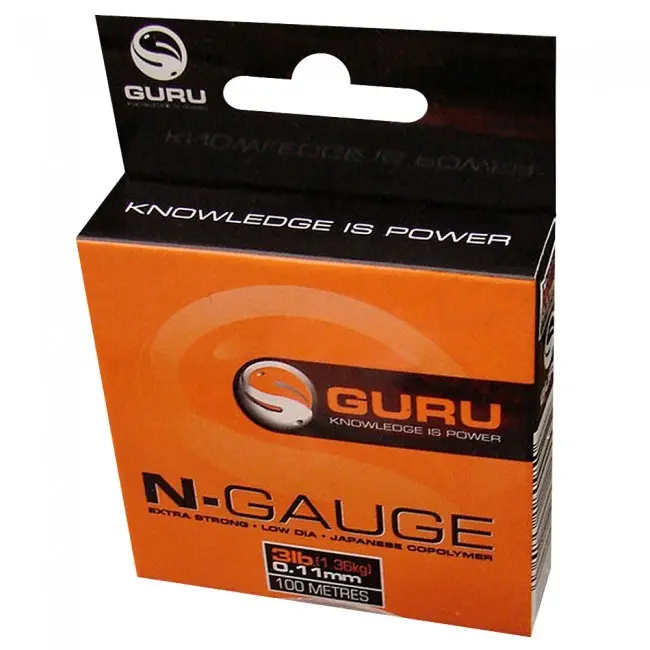 Filo nylon per terminali Guru N-Gauge (0,11mm – 100m)
