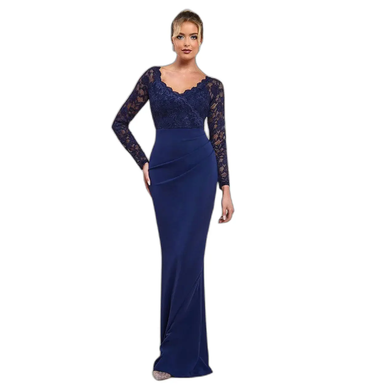 Vestito aderente da donna Goddiva Lace & Scuba